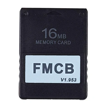Immagine di Jopkiuyedy FMCB Free McBoot Card V1.953 per PS2 2 Memory OPL Boot (16MB)