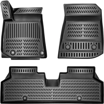 Immagine di ELMASLINE Set di tappetini in gomma 3D per KIA E NIRO EV elettrico (2022 2024) 2a generazione bordo alto accessori