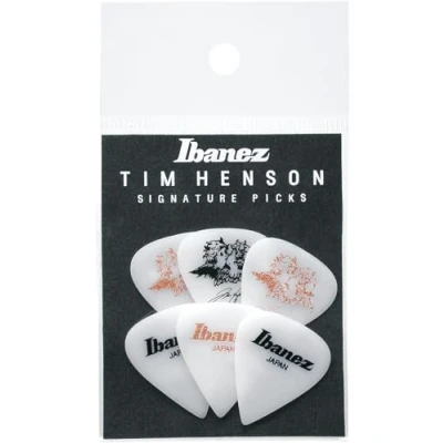 Immagine di Tim Henson Signature Pick, Teardrop shape, 1.11mm, Polyacetal, Color: Pink and White