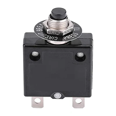 Immagine di interruttore termico + Termico, automatico a ripristino manuale Protezione da sovraccarico di corrente pulsante(10A)