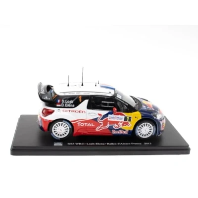 Immagine di OPO 10 Auto in Miniatura Scala 1/24 Compatibile con DS3 WRC Loeb Elena Rally d&#039;Alsace France 2012 WRC507
