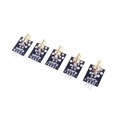 Immagine di ANGEEK Modulo sensore laser 5 V KY 008 650 nm per Arduino Raspberry DIY