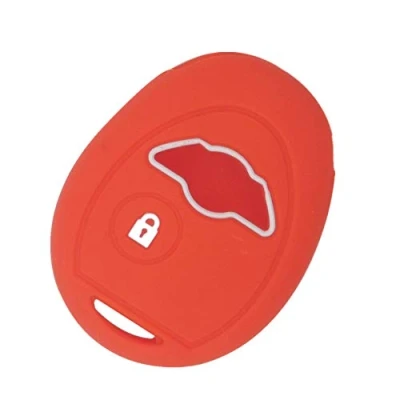 Immagine di Happyit Custodia in silicone per chiave auto Mini Cooper S R50 R53 1 tasto Red
