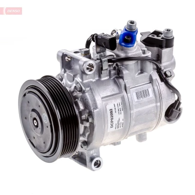 Immagine di DENSO DCP02092 Compressore Aria Condizionata 6SEU14C PAG 46 R 134a AUDI: A5 B8 Coupe, Q5, A4 Avant