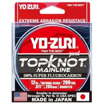 Immagine di Yo Zuri Topknot Mainline 182,9 m Sinking Line, Natural Chiaro, 5,4 Kilogram