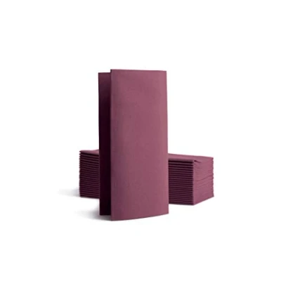 Immagine di Alvotex CHIC Airlaid 50 Tovaglioli usa e getta, piegati 1/8, 39 x 40 cm, colore: Prugna