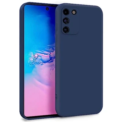 Immagine di MyGadget Cover per Samsung Galaxy S10 Lite Custodia in Silicone Morbido a Doppio Strato Case con Protezione Fotocamera &amp; Fodera Interna Antigraffio Blu scuro