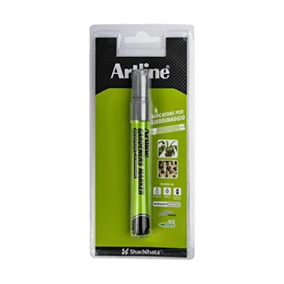 Immagine di Osama Artline Special Purpose Pennarello Indelebile Argento per Giardinaggio, Pennarelli Punta Grossa Conica 2,3 mm Waterproof Plastica, Legno e Foglie, Indelebili Resistenti ai Raggi UV