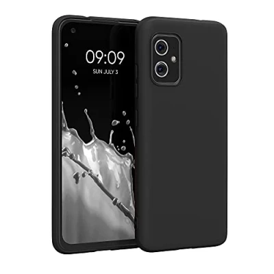 Immagine di kwmobile Custodia Compatibile con ASUS Zenfone 8 Cover Back Case per Smartphone in Silicone TPU Protezione Gommata nero matt