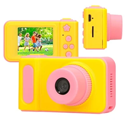 Immagine di EXTRALINK fotocamera per bambini H8, digitale 1080P 30fps, bambini, alloggiamento robusto, schermo da 2 pollici, 12 MP, capacità della scheda