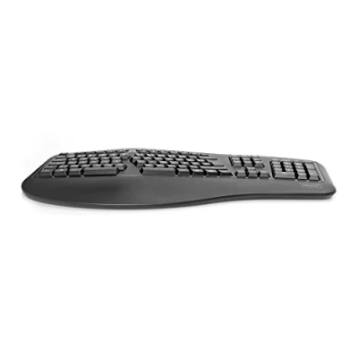 Immagine di Digitus tastiera wireless ergonomica Layout DE (QWERTZ) Tasti di scelta rapida Ricevitore USB nano Nero