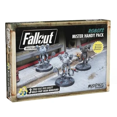 Immagine di Modiphius Entertainment Fallout Wasteland Warfare Robots: Mister Handy Pack Miniatures Unpainted