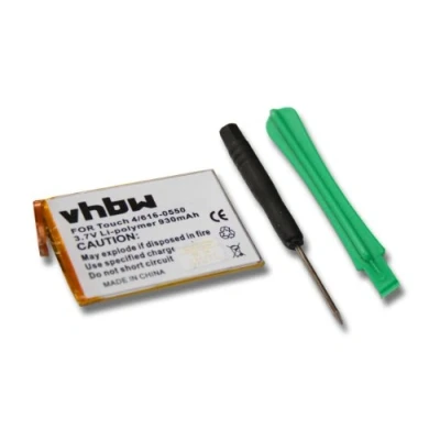 Immagine di vhbw batteria compatibile con Apple iPod Touch 4a generazione, 4G MP3 music player lettore musicale (930mAh, 3,7V, Li Poly)