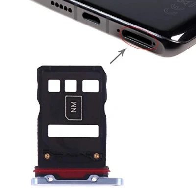 Immagine di RICAMBIO Try TRAY Vassoio Vano porta scheda NANO SINGLE Sim Card SLOT SLITTA Alloggio COMPATIBILE&quot;per HUAWEI P30 PRO VOG L29&quot; (Breathing Crystal)