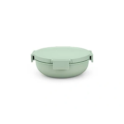 Immagine di Brabantia Make &amp; Take Lunch Box per Insalate 1.3L Vassoio Rimovibile Ermetico Chiusura a scatto Adatto Congelatore lavastoviglie nel Microonde Jade Green