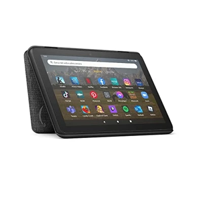 Immagine di Custodia per tablet Amazon Fire HD 8 (compatibile solo con di 12ª generazione, modello 2022) Nero