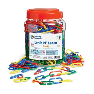 Immagine di Learning Resources Anelli Link ‘N’ Learn in 4 colori (set da 500)