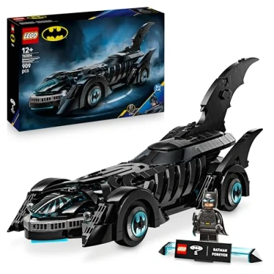 Immagine di LEGO DC Batmobile Batman Forever Macchina Giocattolo del Supereroe con Minifigure Auto Abitacolo Apribile e Interni Dettagliati Regalo per Bambini da 12 Anni, Adolescenti Fan Adulti 76304