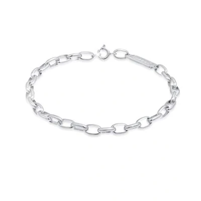 Immagine di Kuzzoi 0206181020 Bracciale da uomo in argento Sterling 925 massiccio, lucido, con anello a molla, 8 mm di larghezza, g peso e argento, colore: cod. 0206181020_23
