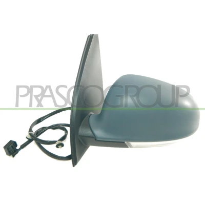 Immagine di Specchio retrovisore esterno Prasco Premium VG0367314P Sx con la prima mano elettrico termico, regolabile dall&#039;interno VOLKSWAGEN: Golf 5