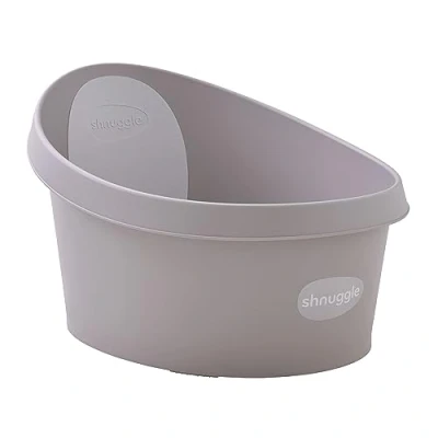 Immagine di Shnuggle Vasca da bagno per bambini più grande grandi al bagnoInclude schienale in schiuma calda e morbida, superficie antiscivolo Include tappo il facile di scarico, beige talpa