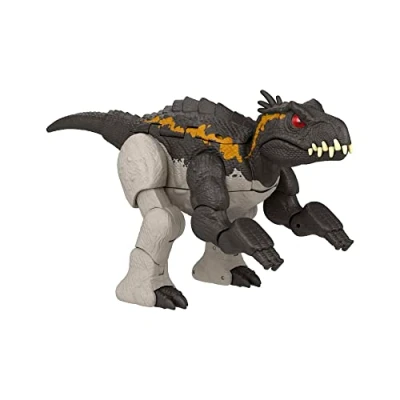 Immagine di Mattel Jurassic World Massive Stretch Fierce Changers Dinosauri Trasformabili 2 in 1, da Indoraptor e Brachiosauro 16 passaggi, giocattolo per bambini, 6+ anni, HPD35