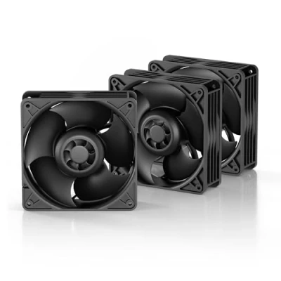 Immagine di ARCTIC S12038 8K (3 Pack) Ventola per server da 120x120x38 mm, 800 8000 rpm, regolazione PWM, connettore a 4 pin, 12 V DC, particolarmente efficiente