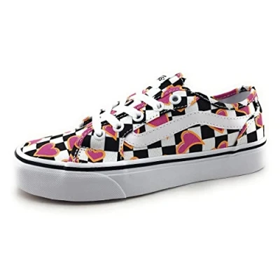 Immagine di Vans Filmore Decon, Sneaker Donna, Hearts Checkerboard Multi White, 37 EU