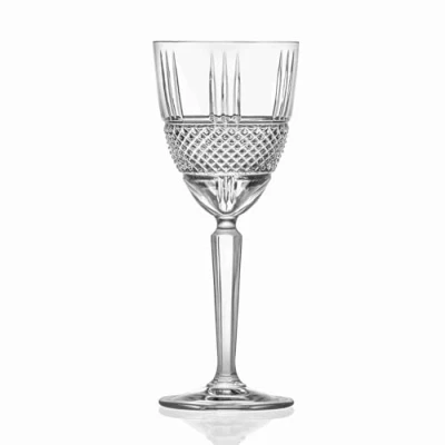 Immagine di RCR 26966020006 Brillante Bicchieri da Vino Rosso, 230 ml, Set 6 pezzi, Made in Italy, Lavabile lavastoviglie, Ideale per Sposi, Nuovi proprietari di case, Eventi e Cene