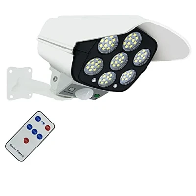Immagine di Luci Solari Led Solare Giardino Luce Monitor Virtuale Telecamera Lampada Da Parete Sensore Di Movimento Per Esterni Inondazione Impermeabile Street Home Illuminazione Modello