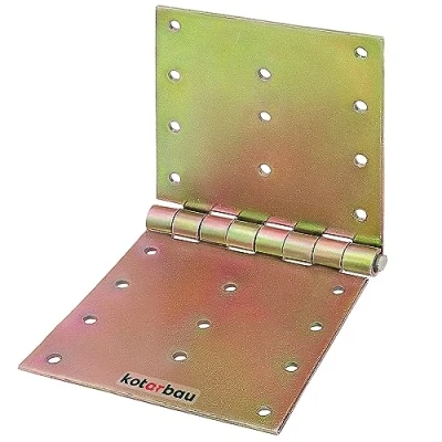 Immagine di KOTARBAU® Cerniere 100 x 200 mm arrotolate robuste zincate per porta