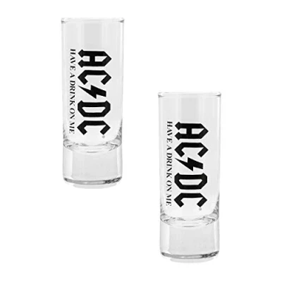 Immagine di AC/DC Have A Drink On Me Unisex Set di bicchierini trasparente vetro