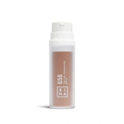 Immagine di 3INA MAKEUP The 3 in 1 Foundation 656 Oro scuro Fondotinta con Sottotono Giallo Primer Correttore e Coprente Professionale SPF 15 Vitamina C Vegan Cruelty Free