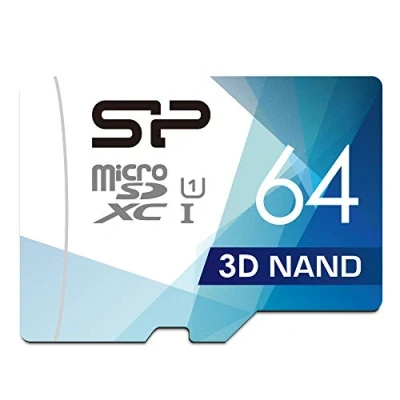 Immagine di Silicon Power Scheda di Memoria microSDHC UHS 1 da 64 GB (FBE SU064GBSTXBU1V1GEU)