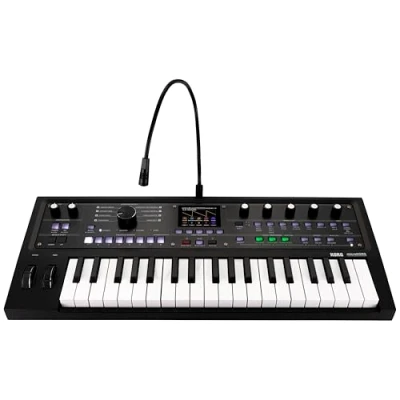 Immagine di Korg microKORG 2 37 Key Sintetizzatore analogico e processore vocale, edizione limitata in nero