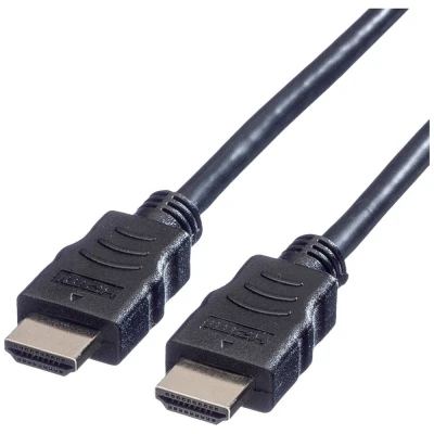 Immagine di Value HDMI Cavo Spina A, A 7.50 m Nero 11.99.5544 Schermato