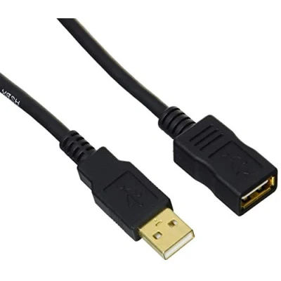 Immagine di Amazon Basics Cavo prolunga USB A 2.0 maschio, femmina A, 2 m, Nero