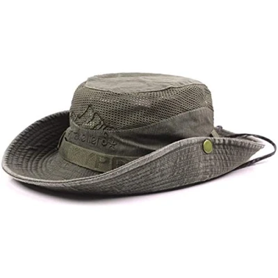 Immagine di THENICE Cappello unisex in cotone per esterni a secchiello rete (S01 Army Green)