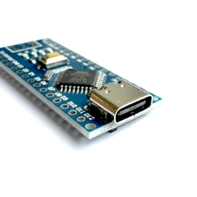 Immagine di Paradisetronic.com Modulo Nano V3.0, scheda di sviluppo compatibile con Arduino, microcontroller Microchip/Atmel 5 V, 16 MHz, CH340G USB Controller (USB C)