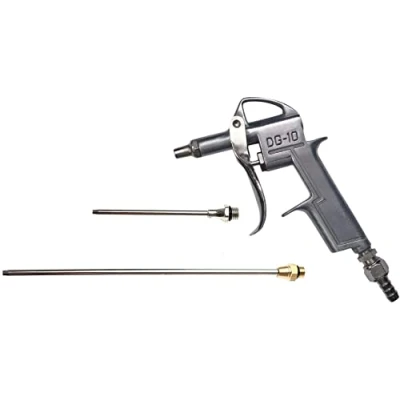 Immagine di Güde 2837 Pistola di soffiaggio DC, 3 pezzi, alloggiamento in alluminio pressofuso, adatta per la pulizia/soffiatura, con ugelli