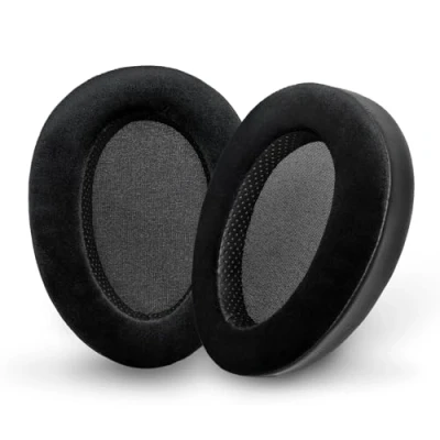 Immagine di Voarmaks Cuscinetti auricolari in memory foam, compatibili con cuffie Hifiman Arya Ananda Edition XS X HE1000se HE1000 V2 Jade II (Elite Velour Hybrid)