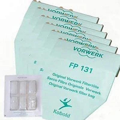 Immagine di Vorwerk Folletto 1 Sacchetti Originali con dovina 130 131, Microfibra