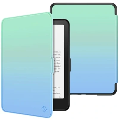 Immagine di FINTIE Custodia per 7&quot; Kindle Paperwhite 2024 (12ª Generazione) e Colorsoft Signature Edition (1ª Generazione), Sottile Leggero Protettiva Cover con Auto Sveglia/Sonno, Seaside Ombre