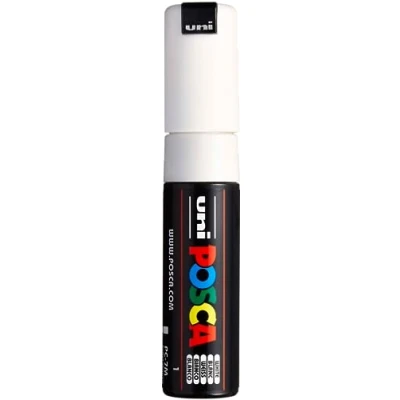 Immagine di Uni Ball 181301 Pennarello POSCA con punta larga e rotonda, bianco
