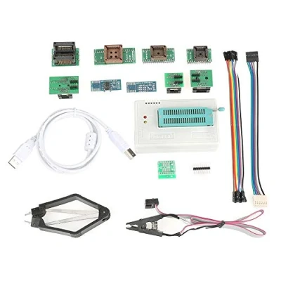 Immagine di Programmatore USB, USB FLASH PIC Universale EEPROM 8051 AVR MCU GAL Circuiti Logici Programmabili TL866II Plus Kit con 10 Adattatori