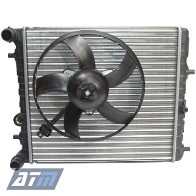 Immagine di JP GROUP 1114201000 Radiatore motore Alluminio, Plastica per veicoli senza aria condizionata 430 414 23 Cambio manuale VOLKSWAGEN: Polo V Hatchback