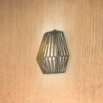 Immagine di Newgarden Conta applique da esterno accu LED taupe
