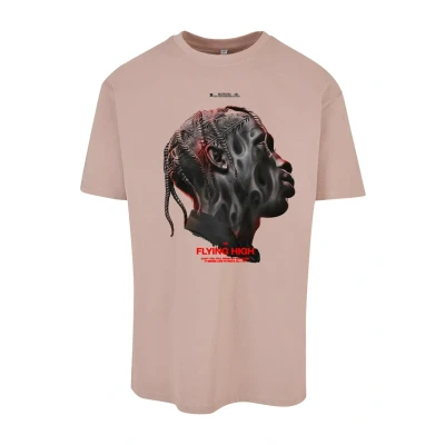 Immagine di Upscale by Mister Tee Flying HIGH Oversize Overs Tshirt con stampa, Uomo, Taglia: Medium, Duskrose