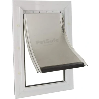 Immagine di PetSafe, Porta per gatti Staywell in alluminio resistente gatto e cane di Piccola taglia, con sistema bloccaggio, robusto, isolante