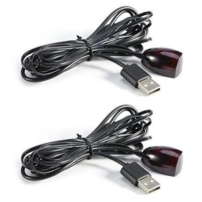 Immagine di Ricevitore IR USB, Set top Box Telecomando a infrarossi Cavo Extender USB Ripetitore per Home Box£¨2pcs£©